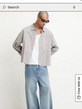 PacSun Light Blue Relaxed Jeans - Wide Leg Casual